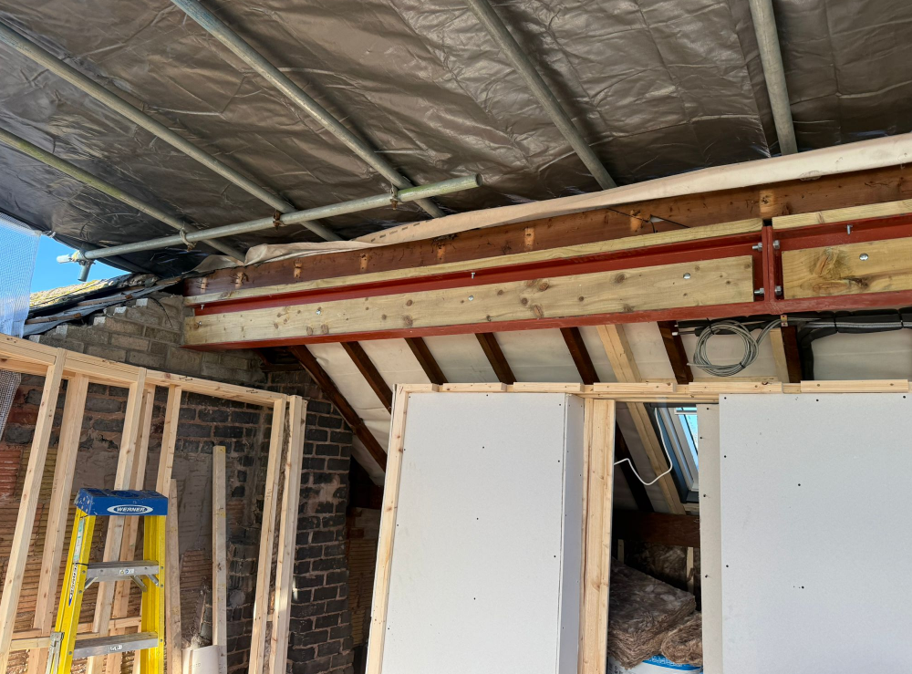 Roof framing and structural work